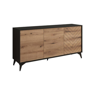 Buffet Dolores - Chêne - Noir - 154 cm product