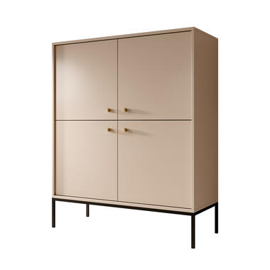 Buffet Moreno / Beige - 104 cm - Haut product