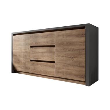 Buffet Monaco - Chêne - Gris - 140 cm product