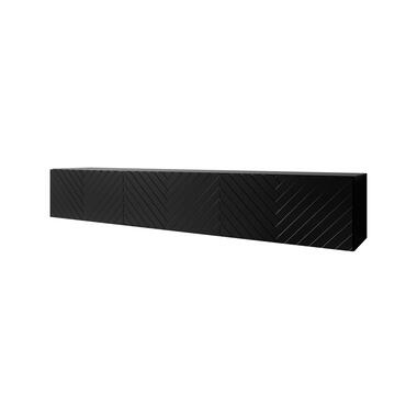 Meuble TV Bonzo - Noir - Chevrons - 180 cm product