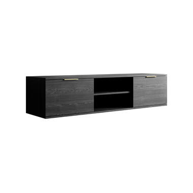 Meuble TV Ponchi 2 - Chêne noir - 150 cm product