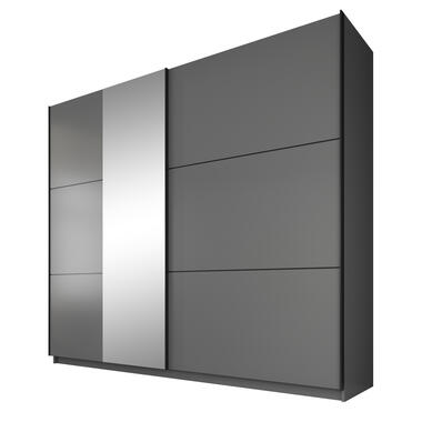 Armoire Samantha - Gris - 236 cm - Avec miroir product