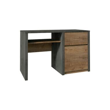 Meubella Bureau Monaco - Eiken - Grijs - 120 cm product