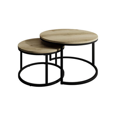 Table basse Rica - Chêne - Lot de 2 product