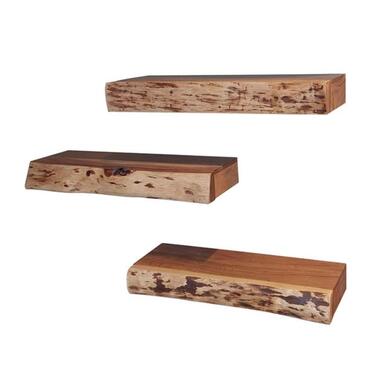 Hoyz Collection - Wandschap Tree - Lades - Acaciahout- Set van 3 product