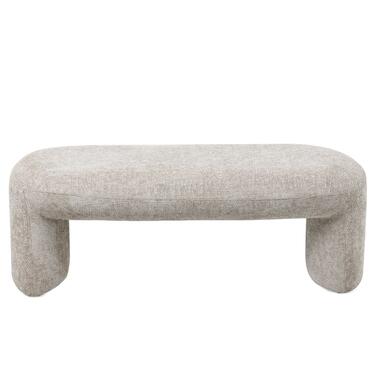 Banquette d'entrée taupe - tissu - 110cm - Canapé Raven - Giga Meubel product