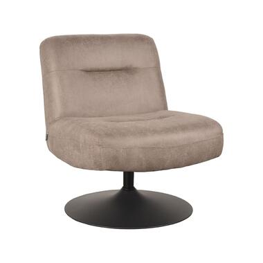 LABEL51 Fauteuil Eli Taupe Microfiber product