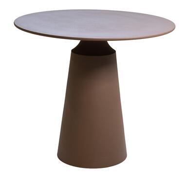 Bijzettafel Rond - Taupe Aluminium - 69x69x61,5cm - Else product