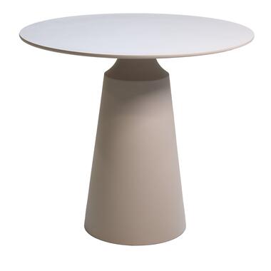 Bijzettafel Rond - Beige Aluminium - 69x69x61,5cm - Else product