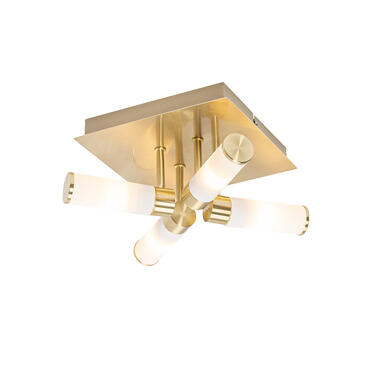 Qazqa plafondlamp buiten bath goudkleurig g9 product