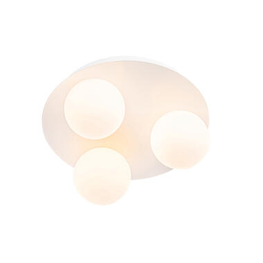 Qazqa plafondlamp buiten cederic wit g9 product