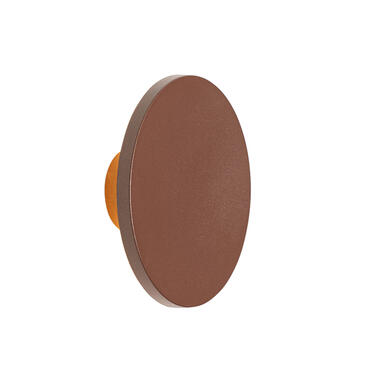Qazqa applique d&#39;extérieur moderne brun rouille avec led ip54 - skyf product