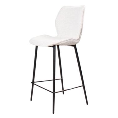 Tabouret de bar Tony bouclé - ivoire product