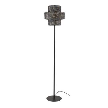 Hoyz Collection - Vloerlamp 1L Lantern - Zwart Bruin product