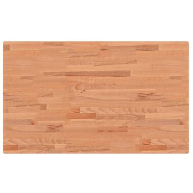 vidaXL Dessus de table 100x60x2,5cm rectangulaire bois massif de hêtre product