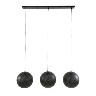 Hanglamp 3-Lichts - Metaal Zwart - 125x30x150cm product