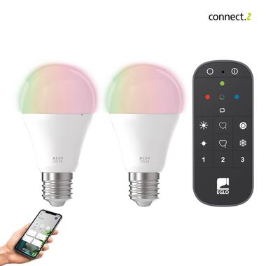 EGLO connect.z Smart Starterspakket - 2x E27 RGB LED lampen product