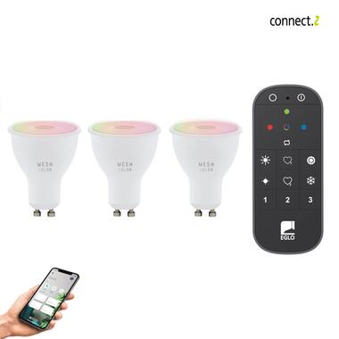 EGLO connect.z Smart Starterspakket - 3x GU10 RGB LED lampen product