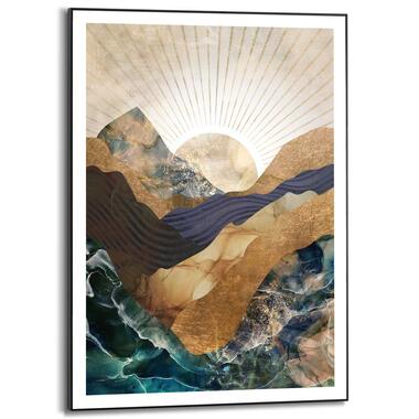 Schilderij - Autumn Mountains - 70x50 cm Hout product