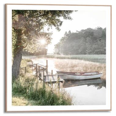 Schilderij - Rise and Shine - 50x50 cm Hout product