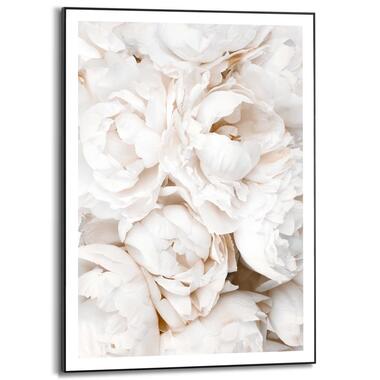 Schilderij - White Roses - 70x50 cm Hout product