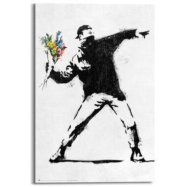 Peinture - Banksy - flower bomber - 90x60cm product