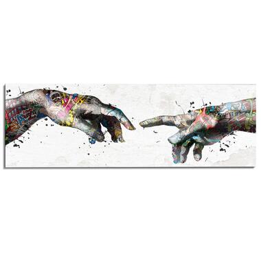 Schilderij - Creation Art - 52x156 cm Hout product