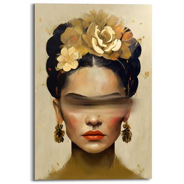 Schilderij - Frida Paint Stripe - 90x60 cm Hout product