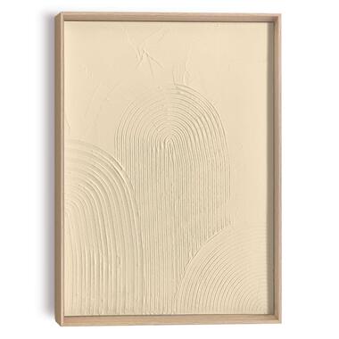 Schilderij 3D Art Arches - sand - 40x30cm - Beige product