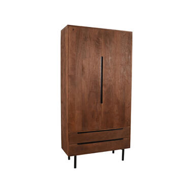 LABEL51 Armoire de rangement Rio - Espresso - Bois de manguier - 200 cm product