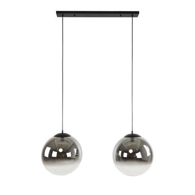 Hanglamp Rond - Zwart 2-Lichts - 110x40x150cm product