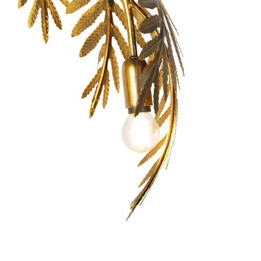 QAZQA vloerlamp Botanica goud/messing E14 product