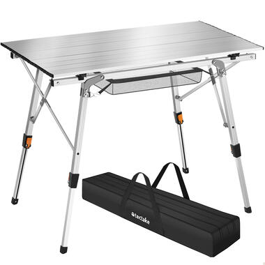 tectake® - Aluminium campingtafel - open - in hoogte verstelbaar - 404982 product