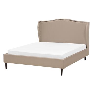 COLMAR - Bed - Beige - 140 x 200 cm - Polyester product