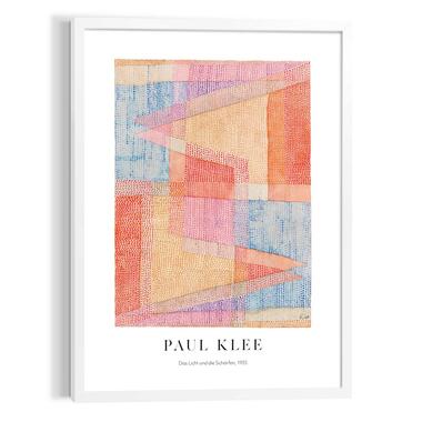 Schilderij Paul Klee Triangles - 70x50cm - Oranje product