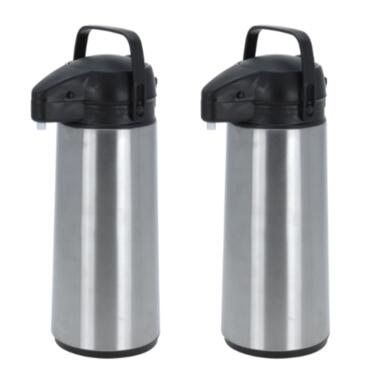 Orange85 Thermoskan Thermosfles Koffie/Thee 2 Stuks RVS 1800ml product