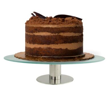 OTIX Taartplateau Luxe Glas Met Voet Draaibaar Taartschaal Taartbord Cake product