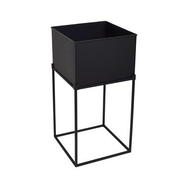 LOFT42 Jardinière Flora carrée - Métal - Noir product