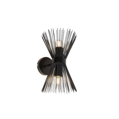 Qazqa wandlamp broom zwart e27 product