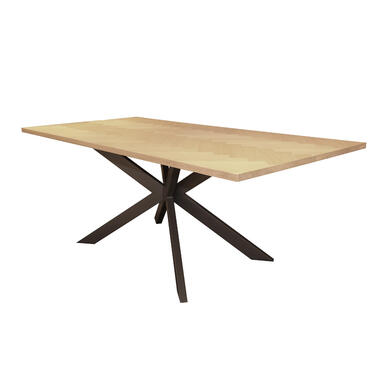 Fraaai - Porto eetkamertafel - 200 cm - vissengraat - naturel product