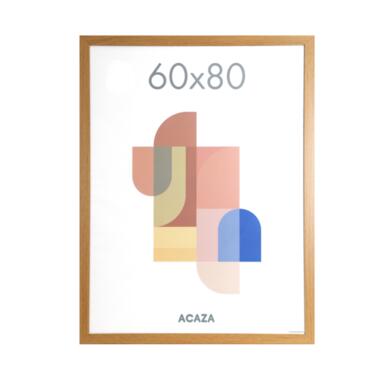 ACAZA ACAZA Fotokader - Fotolijst van 60x80 cm - Warm Oak - MDF - Plexiglas product