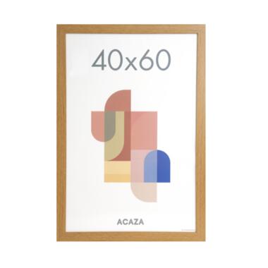 ACAZA Fotokader - Fotolijst in MDF van 40x60 cm - Warm Oak - Plexiglas product