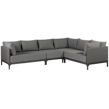 Exotan Domino Loungeset Buiten - Aluminium - Steengrijs - 88x300x225 product