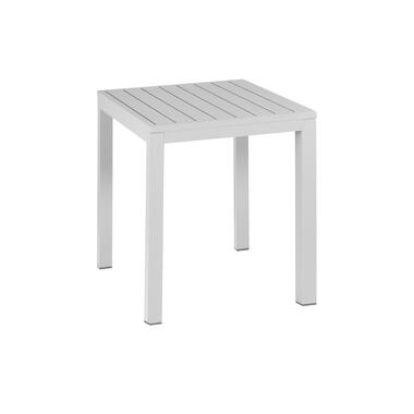 Table de jardin - Aluminium - Blanc - 74x90x90 - Exotan - Venise product