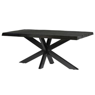 Eettafel Rechthoek 240cm - Zwart Mangohout - 6-8 personen - Norris product