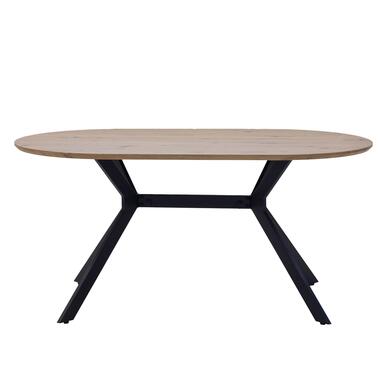 Table de salle à manger ovale Julian - MDF naturel - 180 cm product