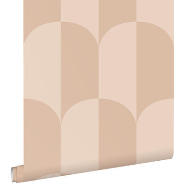 ESTAhome behangpapier - art deco bogen - poederroze - 50 x 900 cm product