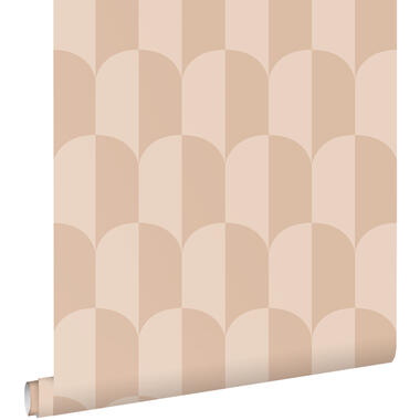 ESTAhome behangpapier - art deco bogen - poederroze - 50 x 900 cm product