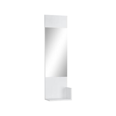 Kosmo - Miroir avec une étagère en blanc product