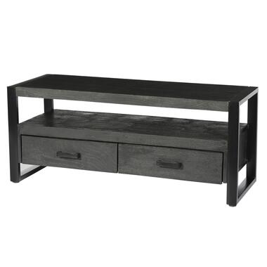 Tv-Meubel Zwart Mangohout - 120x45x50cm - Norris product